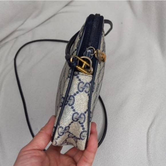 Authentic Vintage Gucci GG Monogram Supreme Clutch Fanny Bum Waist Belt Bag - Picture 8 of 12